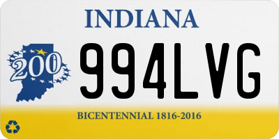 IN license plate 994LVG