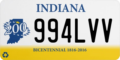 IN license plate 994LVV