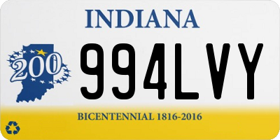 IN license plate 994LVY