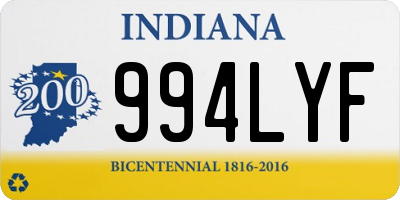 IN license plate 994LYF