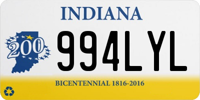 IN license plate 994LYL