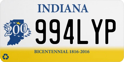 IN license plate 994LYP