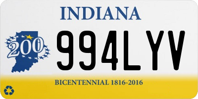 IN license plate 994LYV