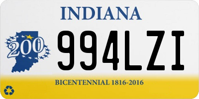 IN license plate 994LZI