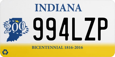 IN license plate 994LZP