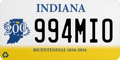 IN license plate 994MIO