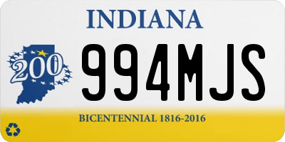 IN license plate 994MJS