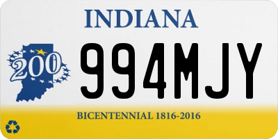 IN license plate 994MJY