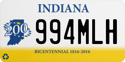 IN license plate 994MLH