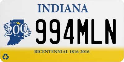 IN license plate 994MLN