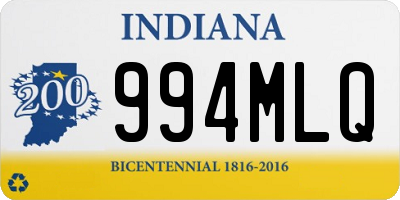 IN license plate 994MLQ