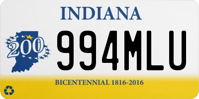 IN license plate 994MLU