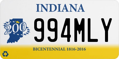 IN license plate 994MLY