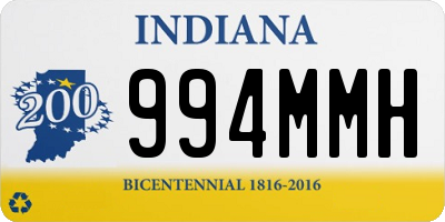 IN license plate 994MMH