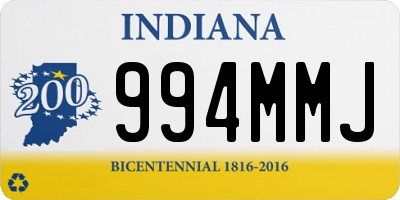 IN license plate 994MMJ