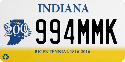 IN license plate 994MMK