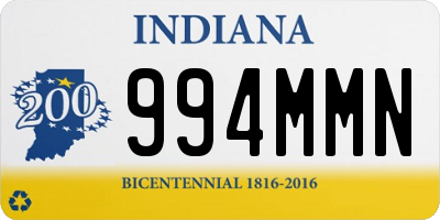 IN license plate 994MMN