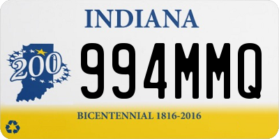 IN license plate 994MMQ