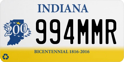 IN license plate 994MMR