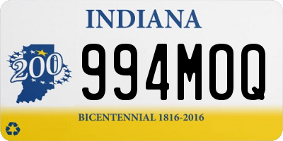 IN license plate 994MOQ