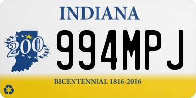 IN license plate 994MPJ