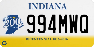 IN license plate 994MWQ
