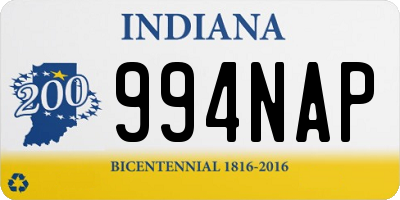 IN license plate 994NAP