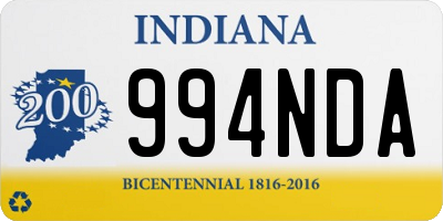 IN license plate 994NDA