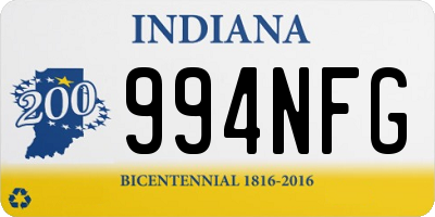 IN license plate 994NFG