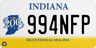 IN license plate 994NFP