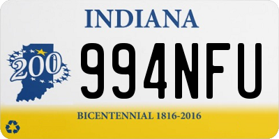 IN license plate 994NFU