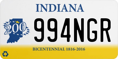 IN license plate 994NGR