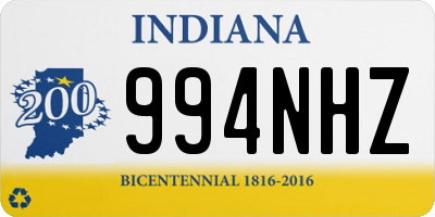 IN license plate 994NHZ