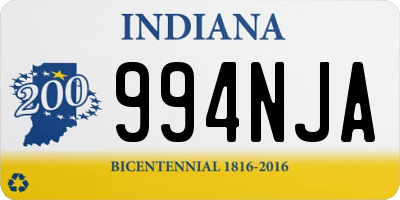 IN license plate 994NJA