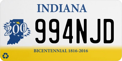 IN license plate 994NJD