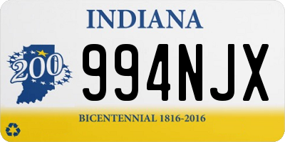 IN license plate 994NJX