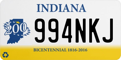 IN license plate 994NKJ