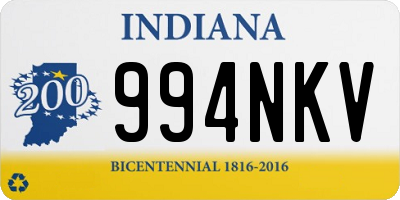 IN license plate 994NKV