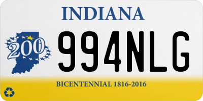 IN license plate 994NLG