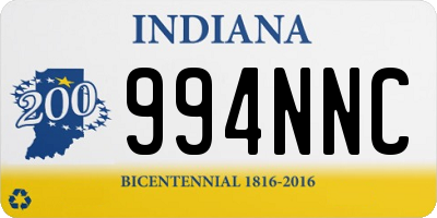 IN license plate 994NNC