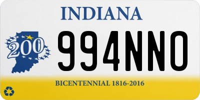 IN license plate 994NNO