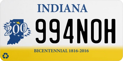 IN license plate 994NOH