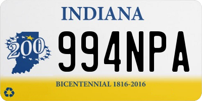 IN license plate 994NPA