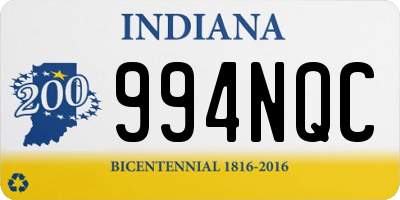 IN license plate 994NQC