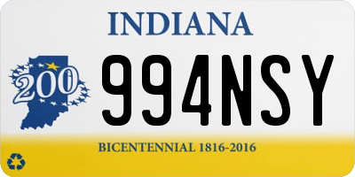 IN license plate 994NSY