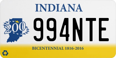 IN license plate 994NTE