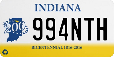 IN license plate 994NTH