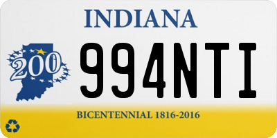 IN license plate 994NTI