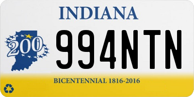 IN license plate 994NTN