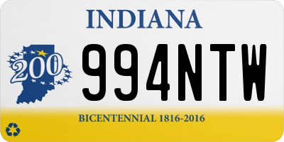 IN license plate 994NTW